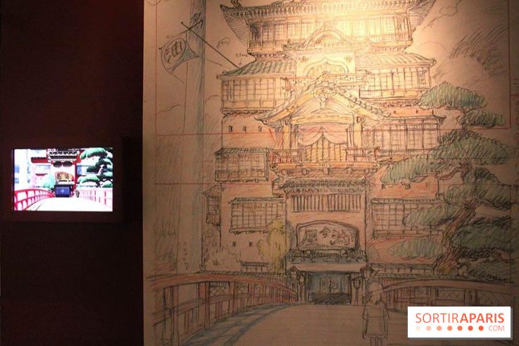 Expo des dessins du Studio Ghibli au Musée Artt Ludique