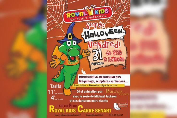 Grande soirée Halloween - ROYAL KIDS, Carré Sénart
