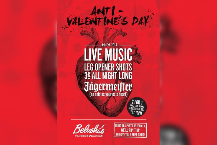  Anti-Valentines Day Party @ Belushi's