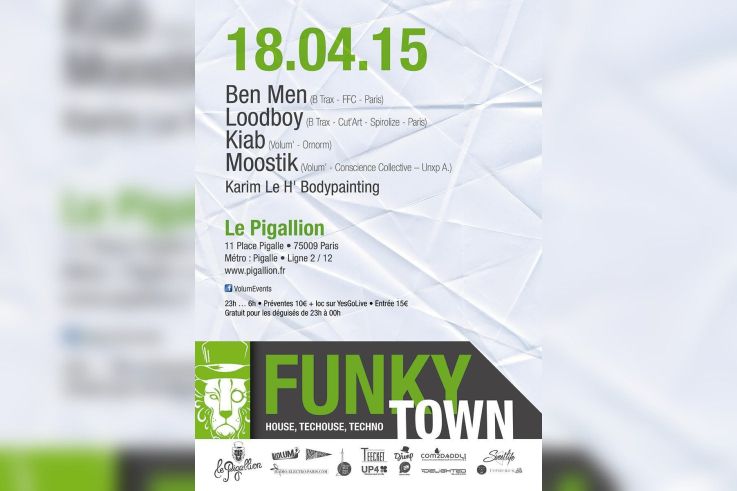 FUNKY TOWN: BenMen-Loodboy-Moostik-Kiab