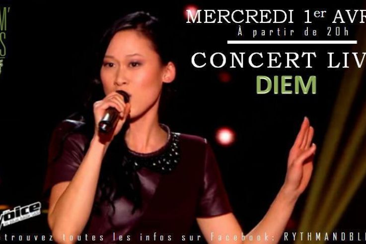 CONCERT LIVE DIEM + JAM SESSION au RYTHM N' BLISS / ENTREE GRATUITE