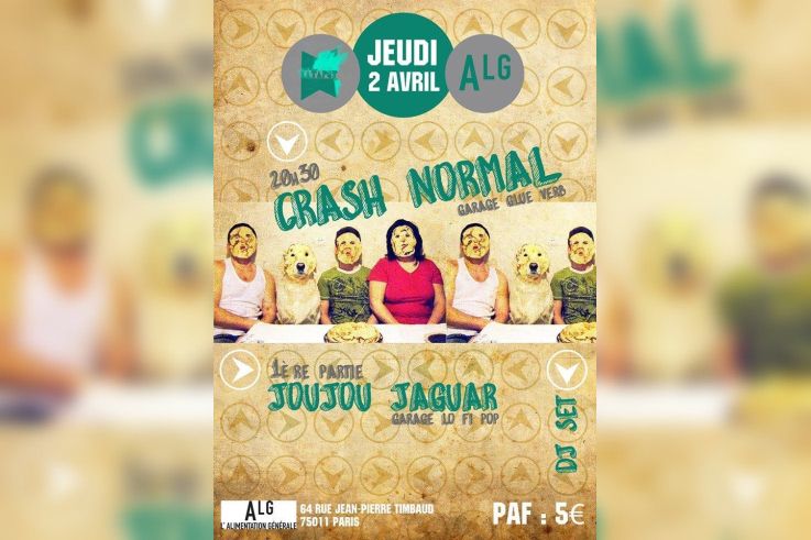 KATAPUT présente CRASH NORMAL + JOUJOU JAGUAR