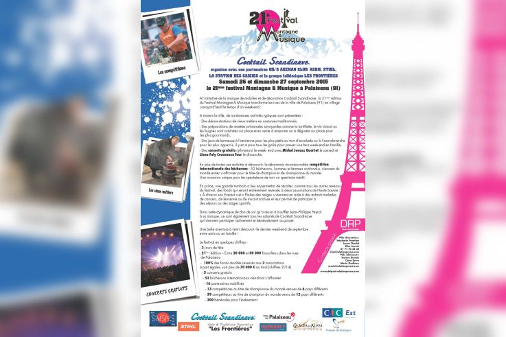 Festival Montagne & Musique: 21 ème édition à Palaiseau