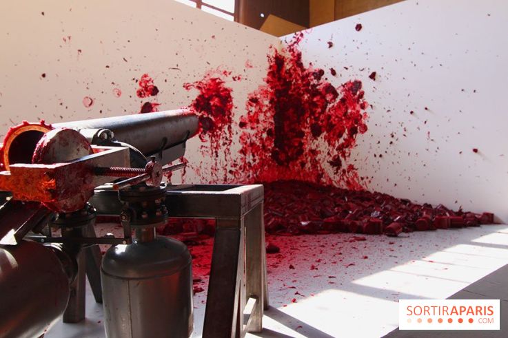 Shooting into the Corner  d'Anish Kapoor au Château de Versailles