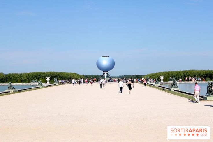 Sky Mirror d'Anish Kapoor au Château de Versailles