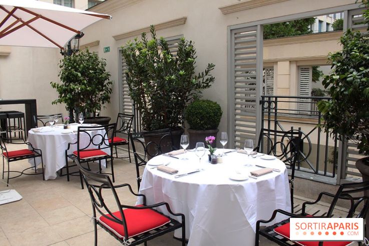 terrasse du Marriott Champs-Elysées