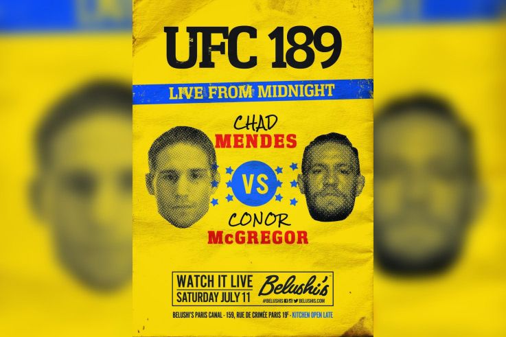 UFC 189 MENDES vs MCGREGOR live in Paris