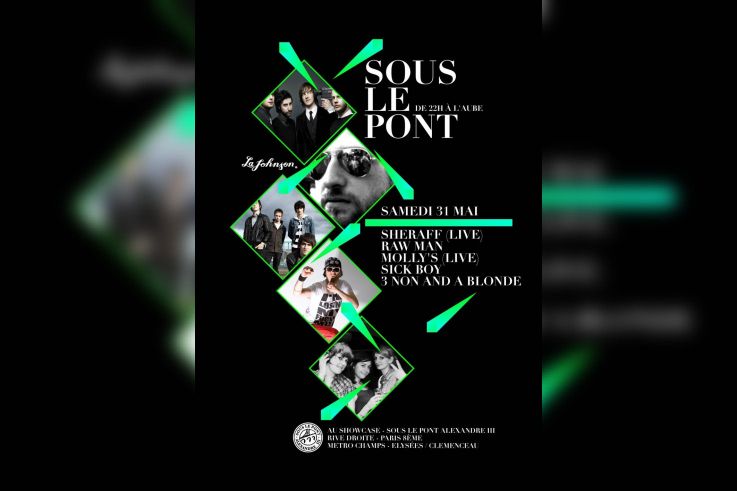 Soirée, Paris, Sous le pont, Alexandre 3, Showcase