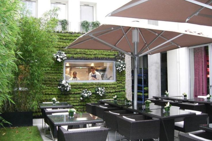 Patio Terrasse de l'Hôtel de Sers