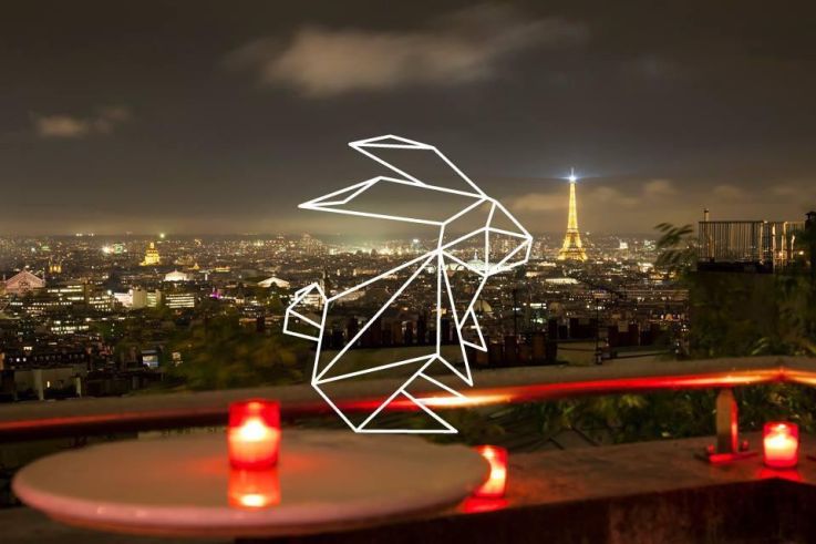 Follow the white rabbit in Montmartre