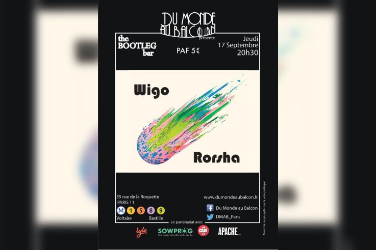 Wigo + Rorsha au BOOTLEG BAR