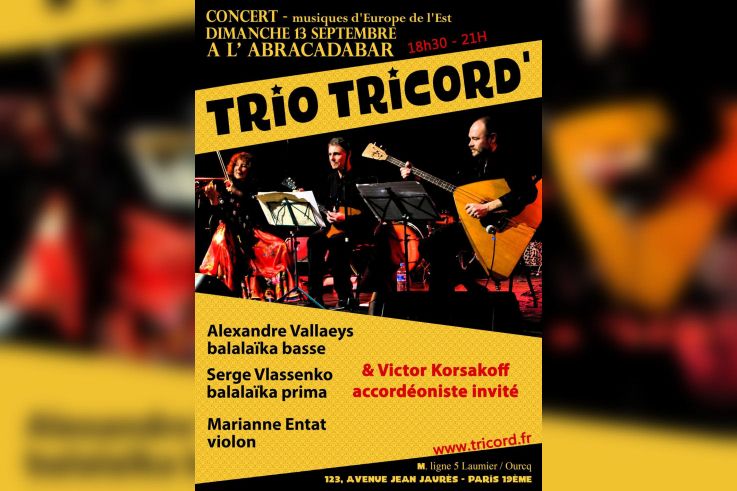 Tricord' invite Victor Korsakoff à l'Abracadabar