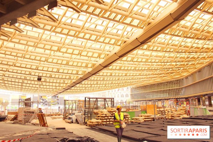Le chantier des Halles en photos