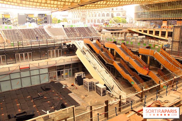 Le chantier des Halles en photos
