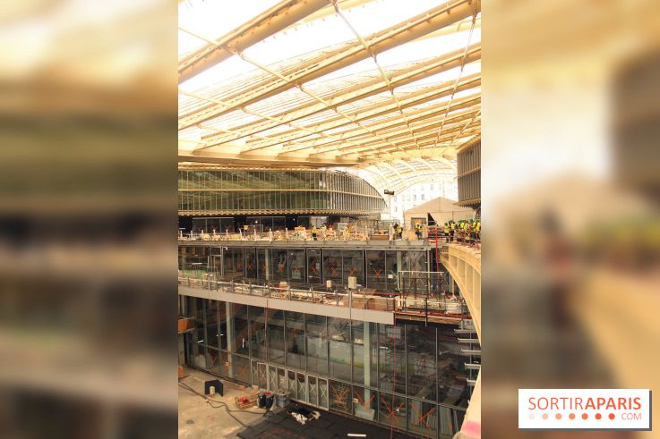 Le chantier des Halles en photos