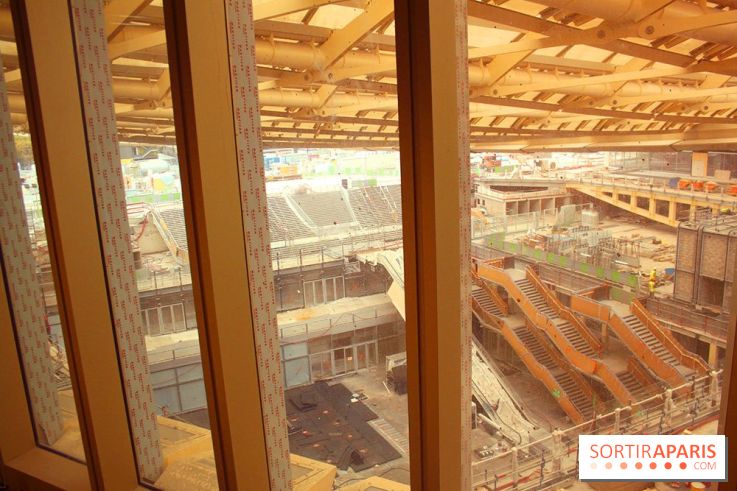 Le chantier des Halles en photos