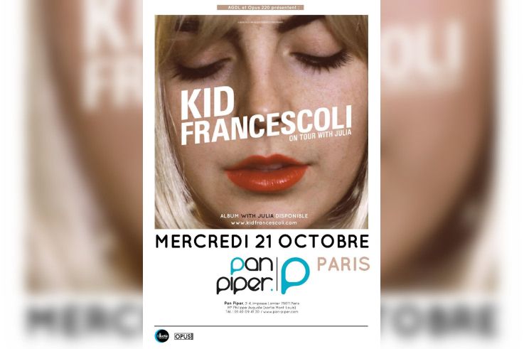 Kid Francescoli en concert au Pan Piper