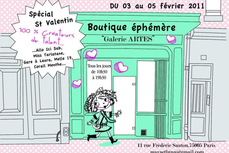 Boutique éphémère "special St Valentin"