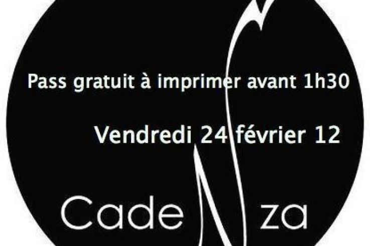 CADENZA NIGHT : ROBERT DIETZ, FRIVOLOUS Live, ALEX PICONE & DIGITALINE Live