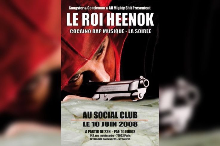 Soirée, Paris, Social Club, Rap, Roi Heenok, Dee Nasty