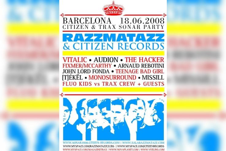 Festival, Eté, Sonar, Espagne, Barcelone, Musique électronique, Razzmatazz, Citizen 