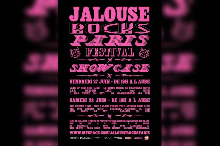 Jalouse, Rocks, Festival, Eté, Paris, Showcase, Concerts, Soirées.
