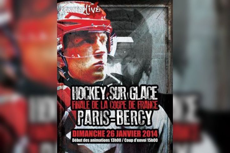 Finale de la Coupe de France de hockey sur glace 2014 à Paris Bercy