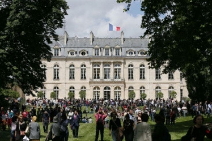 Les jardins de l'Elysée 