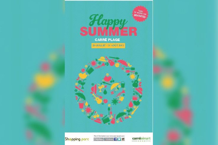Happy Summer au centre de shopping Carrésénart