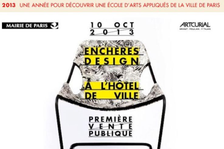 Vente aux enchères au profit des jeunes créateurs parisiens