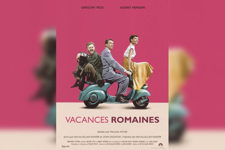 Food & Cinéma : projection de Vacances romaines au Café de la Presse