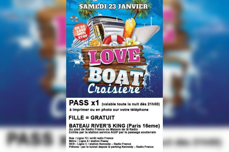 THE LOVE BOAT CROISIERE TOUR EIFFEL