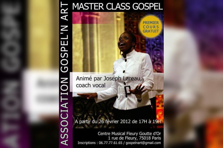Master Class GOSPEL -Association GOSPEL'N ART
