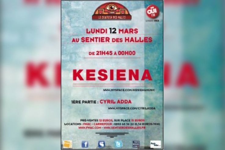 Kesiena @ Le Sentier des Halles