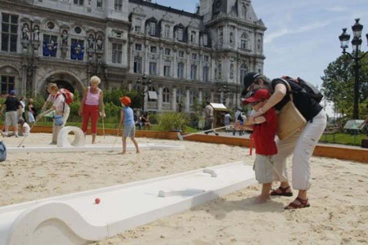 Sports, Loisirs, Paris, Eté, Paris Plages, Hotel de ville