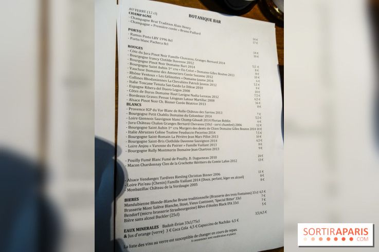 Botanique restaurant