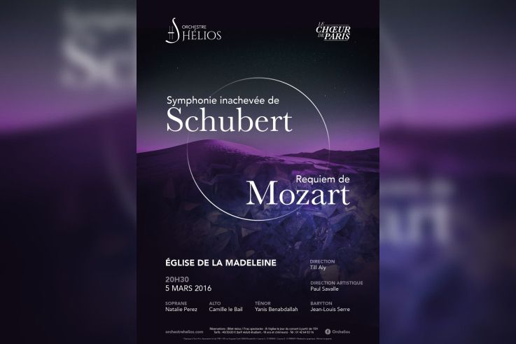 Requiem de Mozart, Schubert Inachevée