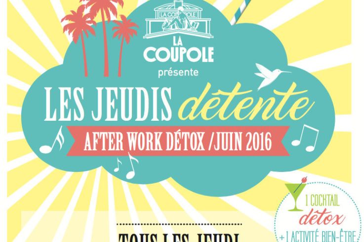 La Coupole vous invite à ses afterworks détente et détox