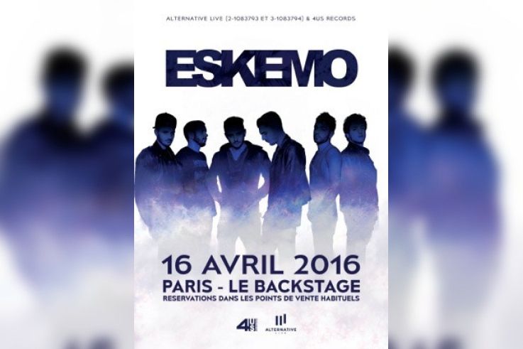 ESKEMO en concert le 16 avril à Paris - Le Backstage By The Mill