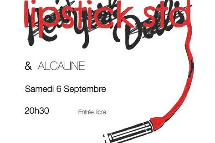 Concert, Soirée, Paris, Opa, Lipstick Std, Alcalin