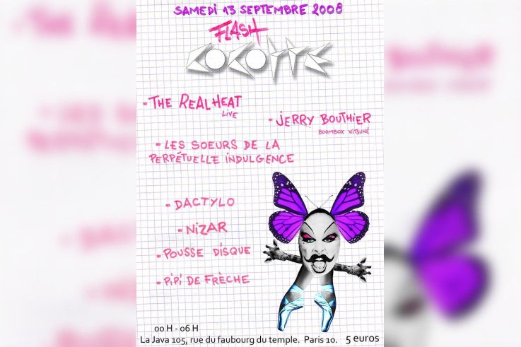 Soirée, Paris, Flash Cocotte, Furie, Java, Dactylo