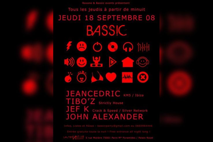 Soirée, Paris, Bassic, Alternative