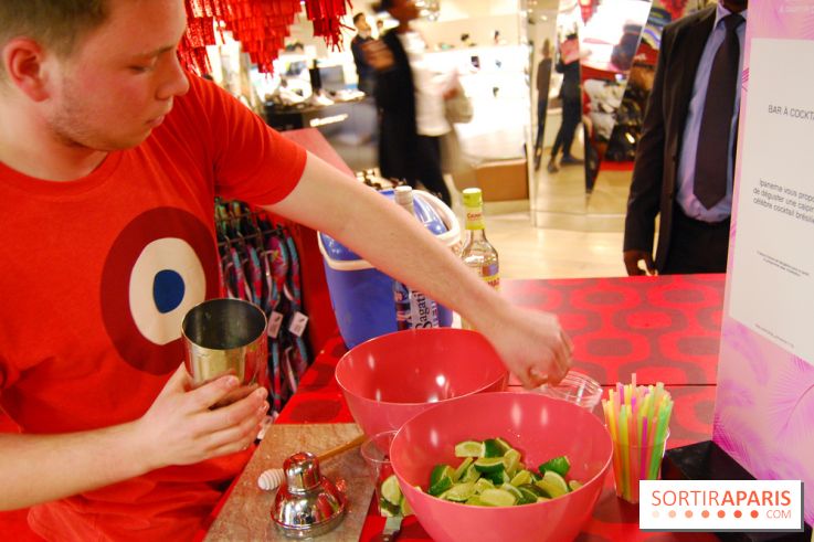 Mojitos au stand Ipanema - Afterwork des Galeries Lafayette pour le Summer Break