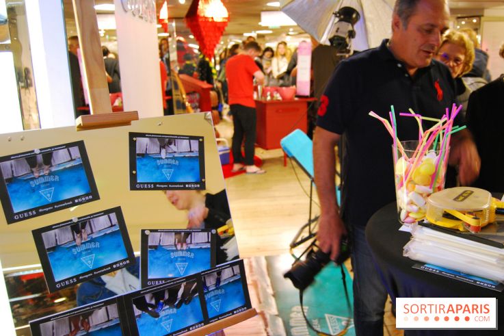 Stand photo comme au bord de l'eau - Afterwork des Galeries Lafayette pour le Summer Break