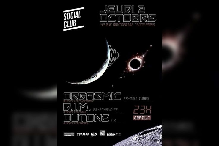 Soirée, Paris, Orgasmic, Institubes, DIM, Boys Noize