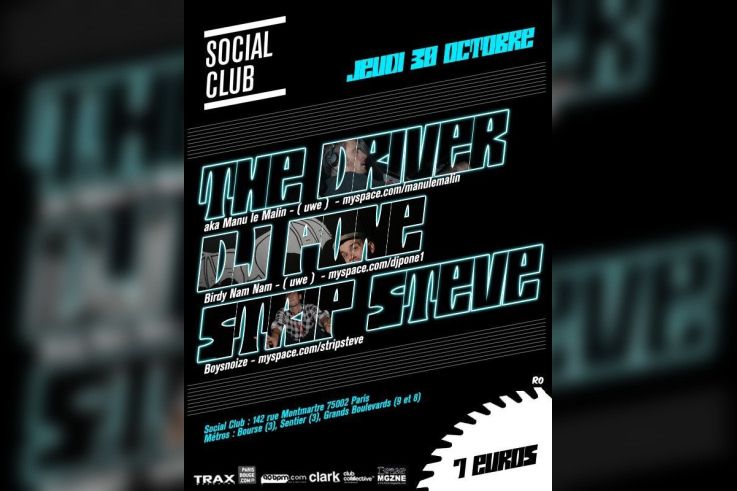 Soirée, Paris, Clubbing, Pone, Birdy Nam Nam, Driver, Manu le malin, Strip Steve
