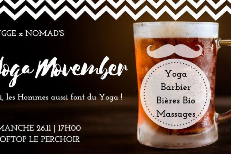 Yoga Movember au Perchoir