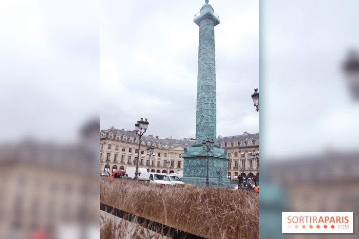 Gad Weil installe son Champ de Blés Place Vendôme