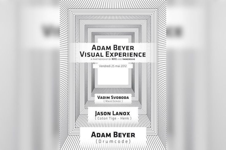 Adam Beyer Visual Experience