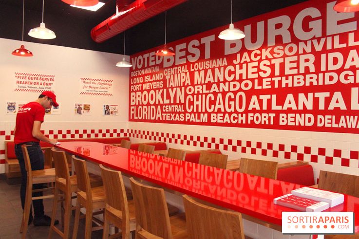 Five Guys, l'ouverture à Bercy Village